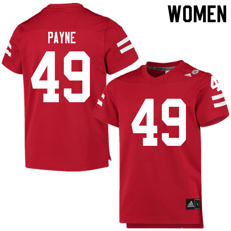 Women #49 Pheldarius Payne Nebraska Cornhuskers College Football Jerseys Sale-Scarlet